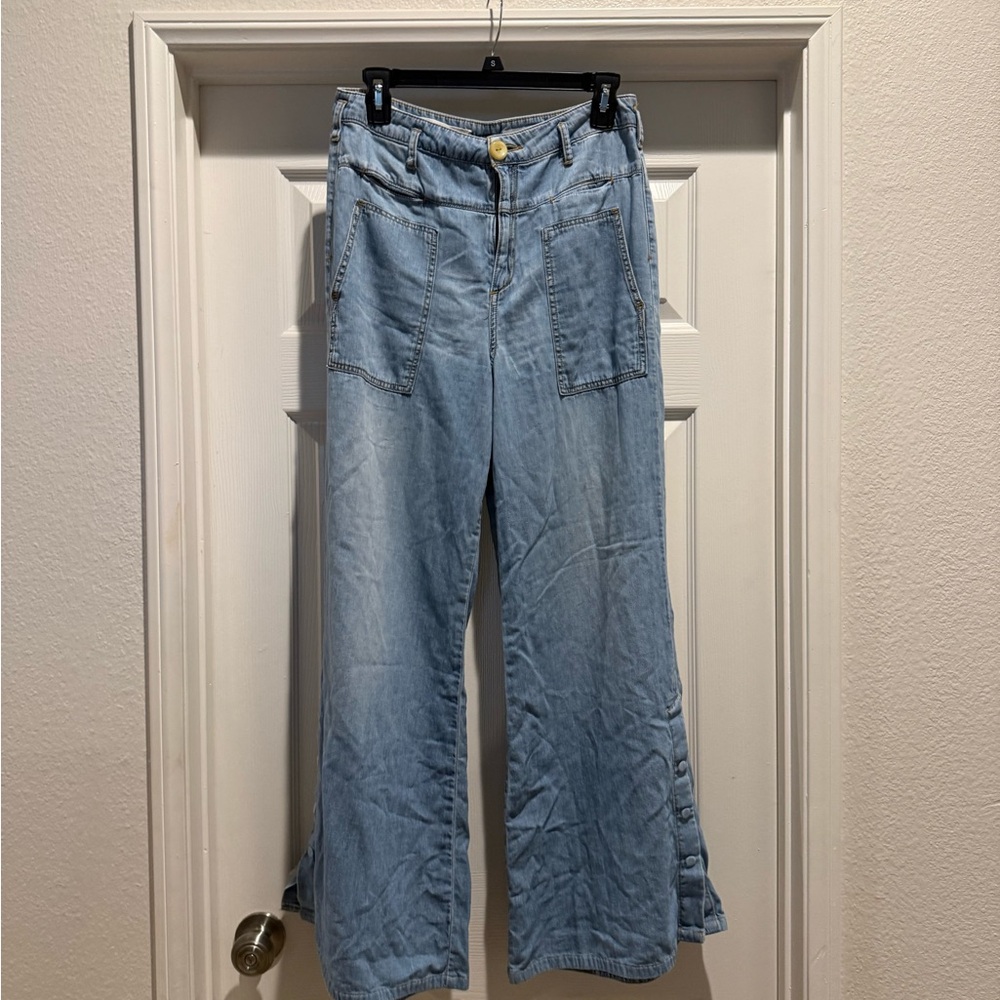 Pilcro Light Blue Flare Jeans